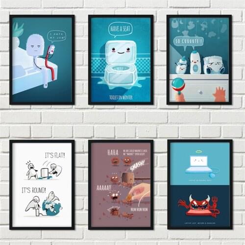 5D DIY Diamond Painting Japanese Abstract Style Bathroom Toothbrush Soap Bathroom Decoration Funny Wall Art Diamond Embroidery