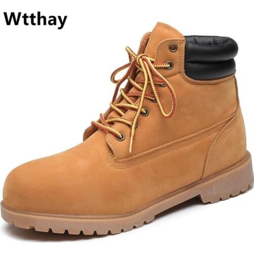 Winter Snow Boots Men Super Warm Mens Boots Sneakers Waterproof Leather Ankle Boots Outdoor Military Hiking Boots Work Shoes