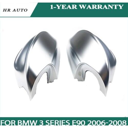 Fit for BMW 3 Series E90 4D Sedan 2006-2008 Auto Car Blind Spot Mirror Cover MATT SILVER Car Rearview Side Mirror Cover Cap
