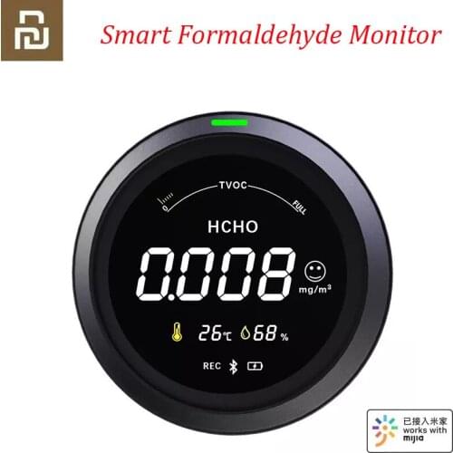 2020 Air Detector Formaldehyde Monitor Electric Hygrometer Thermometer For Smart MI Home Mijia App Air Quality Detector
