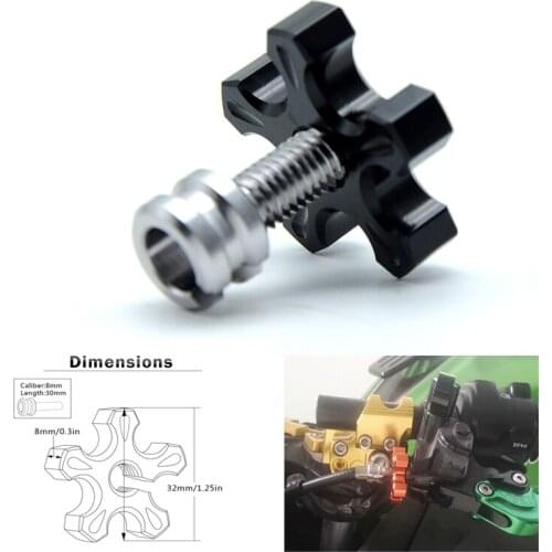 For Kawasaki Ninja 1000 ZX-10R Z 300 ABS Z 750 800 ER-6N M8*1.25 Universal Motorcycle CNC Aluminum Clutch Cable Wire Adjuster