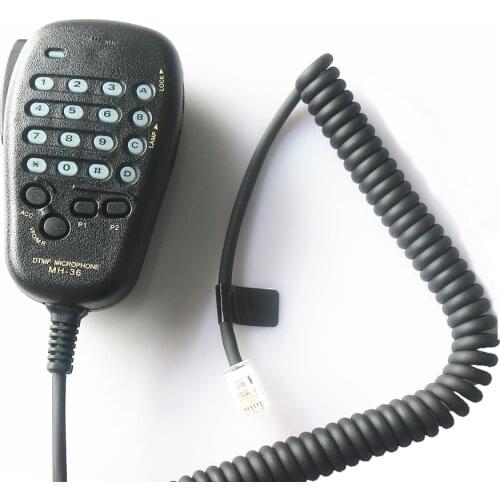 DTMF Hand Speaker Mic Microphone MH-36B6J 6 pin For Yaesu Radio FT-90R FT-2600M FT-3000M FT-8000R FT-8100R