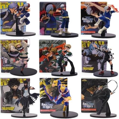Anime Figure My Hero Academia BFC Izuku Midoriya Bakugou Shouto Todorok Shigaraki Tomura PVC Action Model Age of Heroes Deku Toy