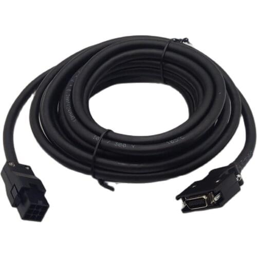 China MR-JCCBL5M-H MR-JCCBL5M-L 8 pin 5 meter Cable Connector for MR-J2S Mitsubishi Servo Encoder
