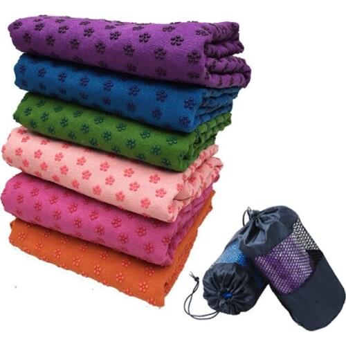 183x63 CM Yoga Mat Blankets Yoga Towel Plum Flower Point Sport Fitness Exercise Gym Yoga Mat Workout Sports Towel Yoga Blanket