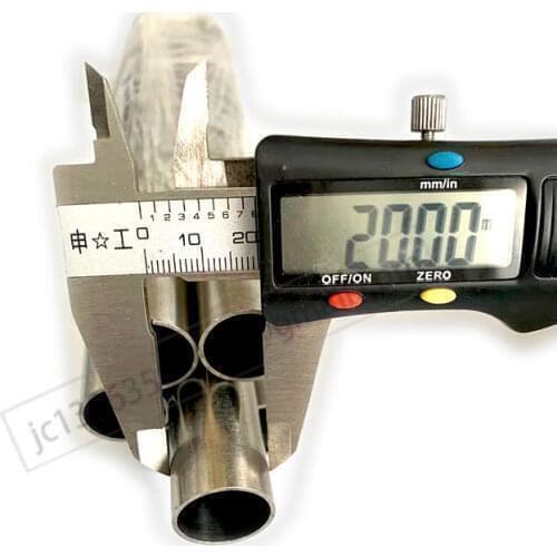 Metal Tube Stainless Steel Pipe 304 Outer Diameter OD20mm ID18mm 16mm Precise Needle Pipes Connector