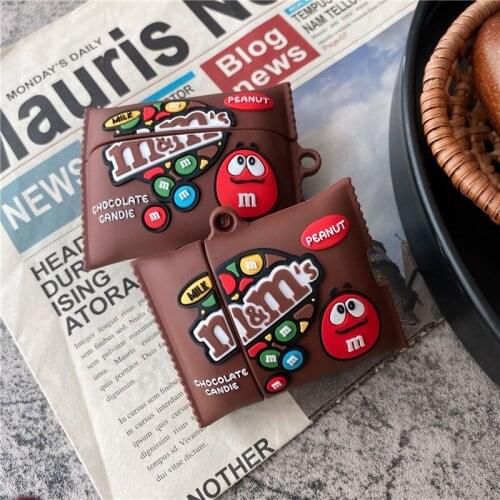 Marble Chocolate Case For Airpods 1 2 Pro Silicone Soft Protector Cover Bluetooth Wireless Headphone Box