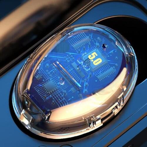 Invisible Wireless Earbud Earphone Heavy Bass HiFi Headphone with Micophone for Sports Cycling