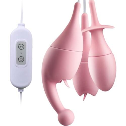 New Tongue Vibrators 10 Modes USB Power Vibrating Egg G-spot Vagina Massage Oral Licking Clitoris Stimulator Sex Toys for Women
