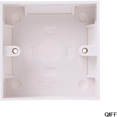 Drop Ship&Wholesale 86 X 86mm Waterproof Wall Plate Junction Box Back Plate Box Outer Side Back Box Aug. 20