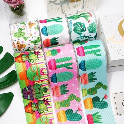 DIY Handmade Materials Printed Grosgrain Ribbon 50 Yard Per Size 21514