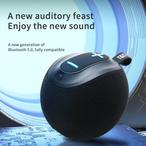 Hottest selling wireless portable waterproof subwoofer mini is suitable for bluetooth speakers support FM, TF card, USB,TWS, AU