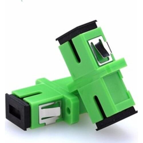 SC APC Adapter SM Singlemode SC Optical Fiber Connector Optical Flange Coupler Simplex and Coupler Ftth Fiber Optic SC Adapter