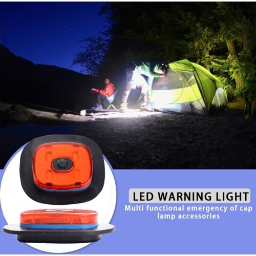 Outdoor Sport Cap Part Hat Lamp Multi-functional 4LED Hat Light Outdoor Sports Emergency Camping Warning Lamp