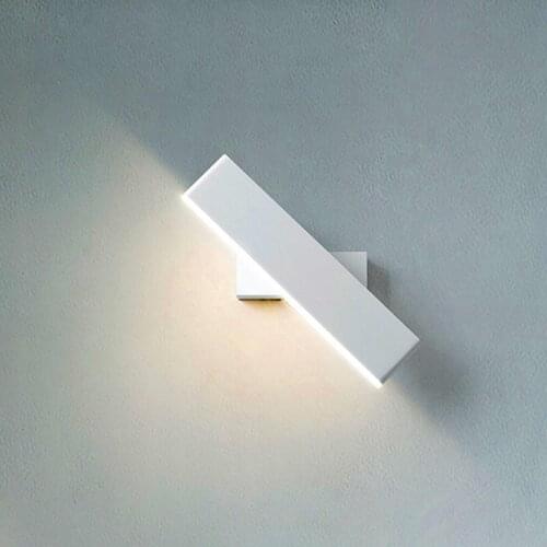 BRIDAY LED Wall Light Rotating Wall Lamp Reading Light Warm White and White Lighting for Bedroom Corridor Bookroom