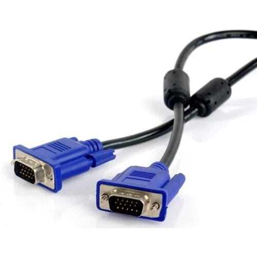 VGA Extension Cable HD 15 Pin Male to Male VGA Cables Cord Wire Line Copper Core for PC Computer Projector Monitor