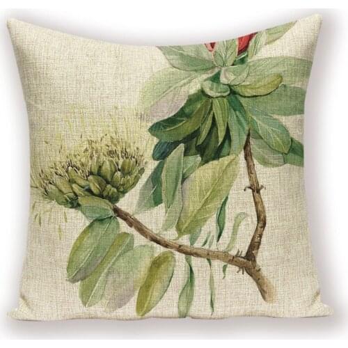 Vintage Decorative Cushion Covers Linen Pillows Farmhouse Home Decor Sofa Pillow Cases Spring Pillowcases Throw Pillow Covers