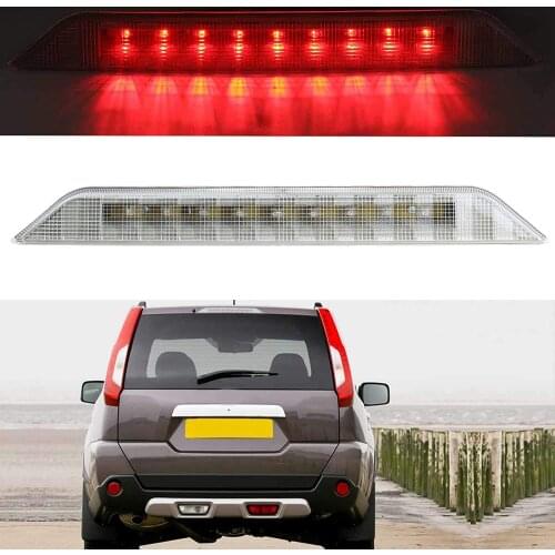 For Nissan X-trail T31 Xtrail Car High Mount Rear LED 3rd Third Brake Light Stop Lamp TailLight 2008 2009 2010 2011 2012 2013