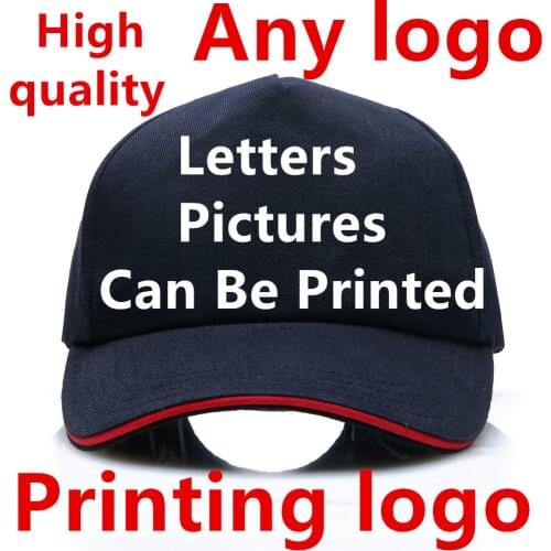 Factory Price! Free Custom LOGO Design Cheap Men Women Baseball Cap Embroidery Print Design Logo Text Photo Hat Gorras Snapback