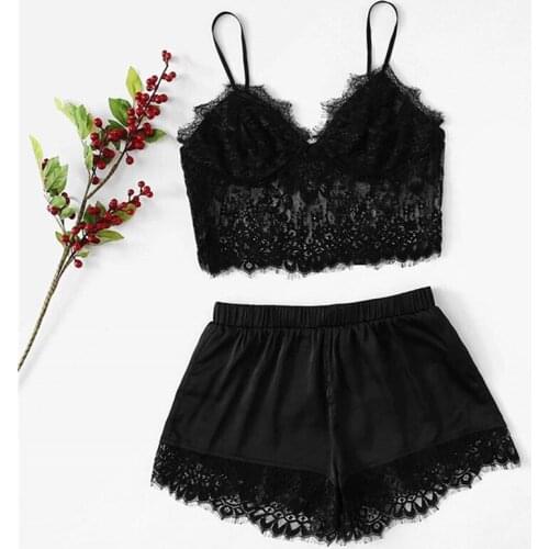 Lingerie Femme Sexy Womens Plus Size Sling Sleepwear Sexy Lingerie For Women Sex Set Bra Lace Nightwear Underwear Set Трусы