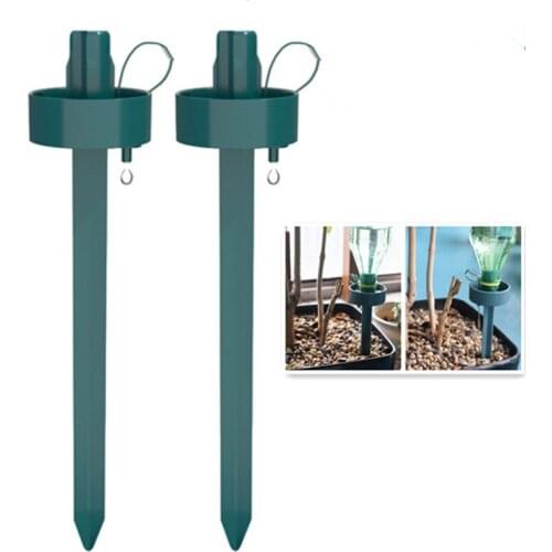10pcs Gardening Automatic Watering Drip Irrigation Self-watering Device Flower Plant Waterers Bottle Irrigation Garden Water