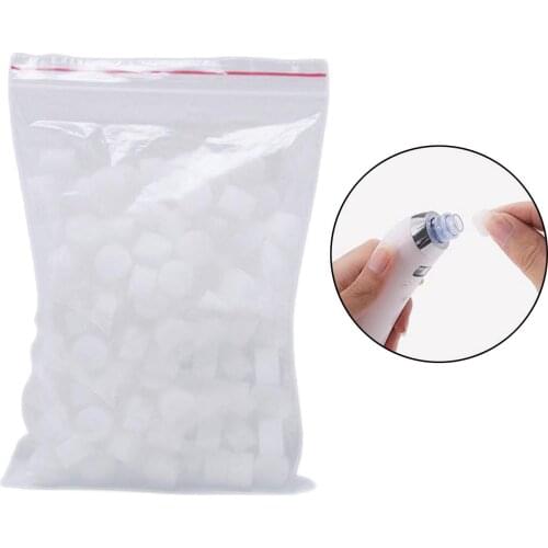 150Pcs Cotton Filter Round Pads Sponge for Blackhead Removal Beauty Machine