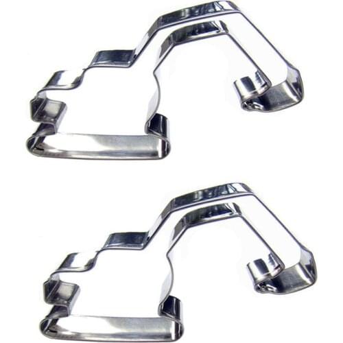 Excavators shape 2 piece biscuit cutting molds, baking tools, cake decorating soft candy tools