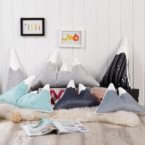 2021INS Hot Style Yamagata Pillow Cushion Childrens Toy Pillow Nordic Style Snow Mountain Cushion kids toys