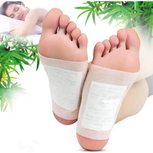 50pcs patch +50pcs plaster Foot Pads All Natural Body Cleansing Pain & Stress Relieving Patches 100% Organic and Natural FEET Pa