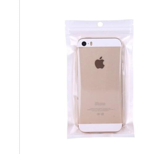 9*12cm 9*15cm 11*19cm 10.5*15cm Clear + white pearl Plastic Poly OPP packing zipper Zip Retail Packages PVC bag for Case
