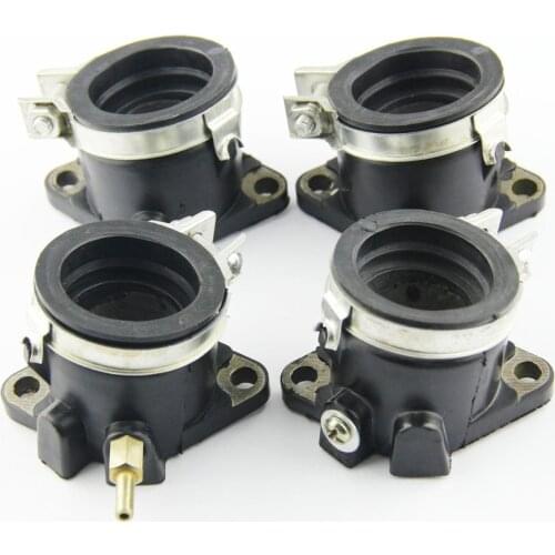 Motorcycle Carburetor Adapter Inlet Intake Pipe Rubber Mat For Honda CBX400