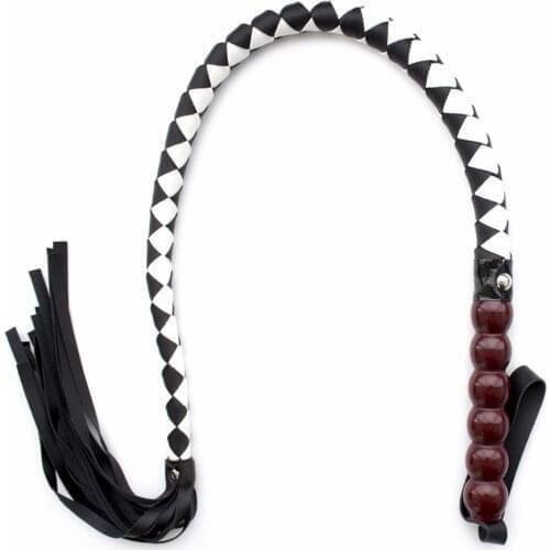 Bdsm bondage slave cosplay erotic sex Game Fetish Whip wood snake Leather sex toys for couples Spanking Paddle pony play Flogger