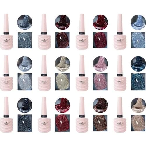 Nail Art Gel Crystal Diamond Glue Metallic Powder Nail Polish UV Gel Hybrid Varnish Manicure Nail Accessories For Nails