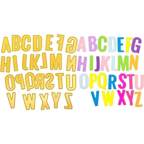 Julyarts 26pcs Gold Alphabet Dies Stencils For Diy Scrapbooking Decorative Engraving Craft Cutting Template