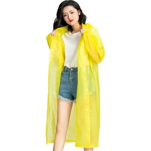 Adult Transparent Raincoat Jumpsuit For Men Women Poncho Outdoor Equipment Essential Travel Outdoor Sports Tool Rain Armor E0963