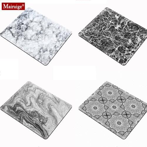 Pink Mouse Pad Texture Marble Pattern Simplicity Small Mouse Mat Office Desk Mats Pc Computer Mousepad 18x20cm