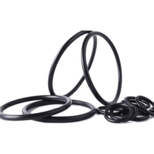 10 PCS Oil Resistant 7mm (Wire Diameter) Butyronitrile O-Ring Rubber Sealing Ring I.D 71-380mm for Oil sealing , Waterproof