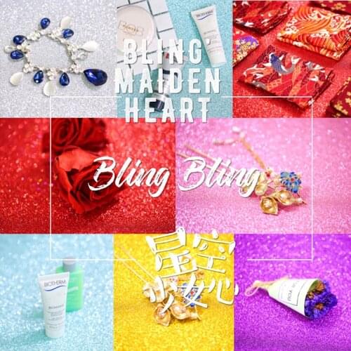 Reusable Photography Backdrop Fabric Mat Blingbling Sparkling Stars Cloth for Studio Photo Background Screen Pad fotografia DIY