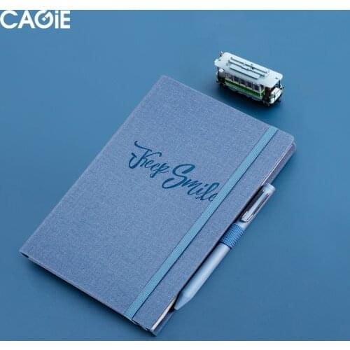 New Arrived Line journal paper A5,leather softcover,128 sheets, Off-white paper 80 GSM, Notebook hand-made diary