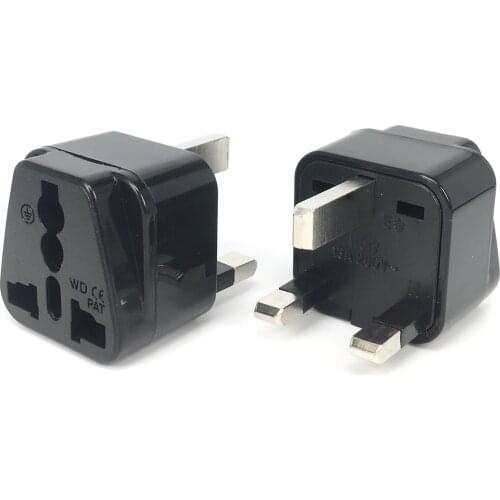 2017 Universal Grounded Type G for GB UK HK AC Power Plug Travel Trip Adaptor Adapter UK, Ireland, Cyprus, Malta, Malaysia