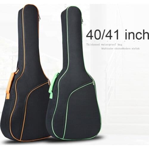 40 41 Inch Guitar Bag Carry Case Backpack Oxford Acoustic Folk 10mm Guitar Big Bag Cover with Double Shoulder Straps