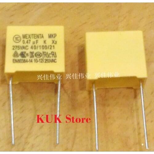Original NEW MPX X2 474K 0.47uF 275V / 300V / 310V 15MM Safety Capacitors 10PCS/LOT