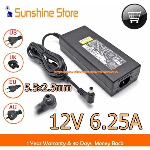 Genuine Delta ADP-75AR B AC Adapter Junpier 740-066487 12v 6.25A 75W Power Supply
