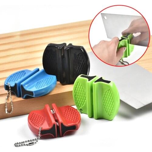 Portable Mini Kitchen Knife Sharpener Kitchen Tools Accessories Creative Butterfly Type Camping Pocket Knife Sharpener