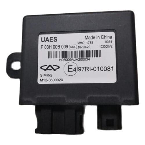 Anti-theft Controller for Chery A3 Riich G3 G5 G6 E5 Arrizo M7 OEM:M12-3600020 F 03H 00B 009