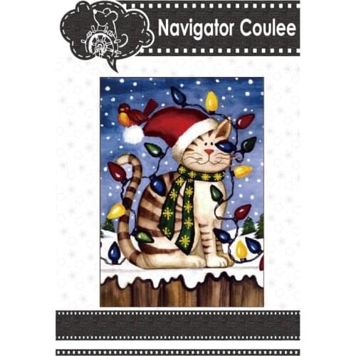 Christmas Cat Metal Cutting Die Scrapbook Stamping Cutting Die Cutting Decoration Creative Embossing New Arrival 2021