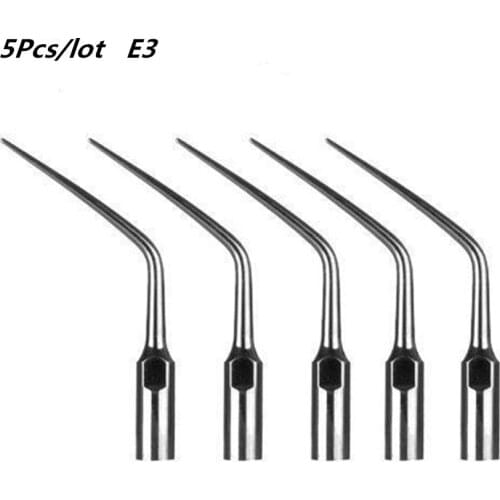 5PCS Dental Ultrasonic Scaler Tips E3 NEW Dental Ultrasonic Scaler 120 Endo tip compatible EMS/Woodpecker E3 US
