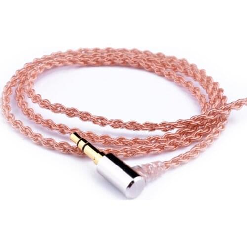 High Quality Copper Core Upgrade MMCX Cable and 0.78 2pin or Weston W4R U16 UE18 3.5mm For Shure SE215 Headset SE535 Earphone