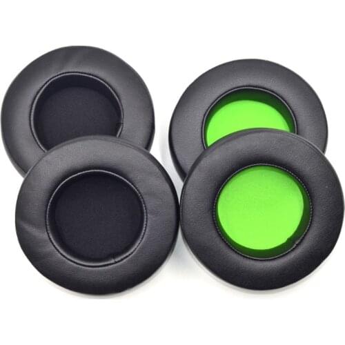 1 Pair Gaming Earphone Cushion Round foam Shape For Razer Kraken 7.1 Pro V2