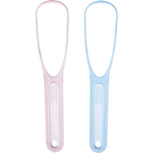 1pc Wheat Stalk Oral Care Tongue Scraper Cleaner Oral Hygiene Toothbrush Tool Dental Oral Care Clean Tongue Cleaner Color Random